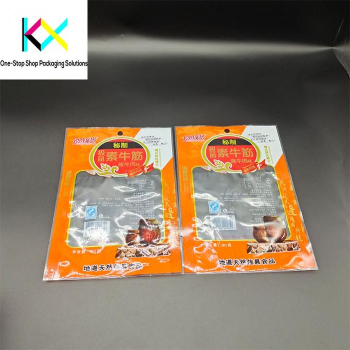 Flat Three Side Seal Pouch Supplier Rotogravure Printing Glossy Packaging 2