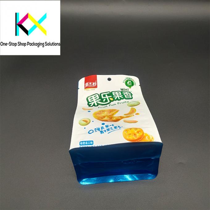 Gorąca sprzedaż Digital Printing Flat Bottom Pockets Spot UV for Snacks and Food 1