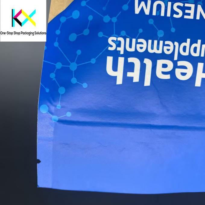 Custom Printed Kraft Paper Bags Digital Printing Pouches for Snacks 3