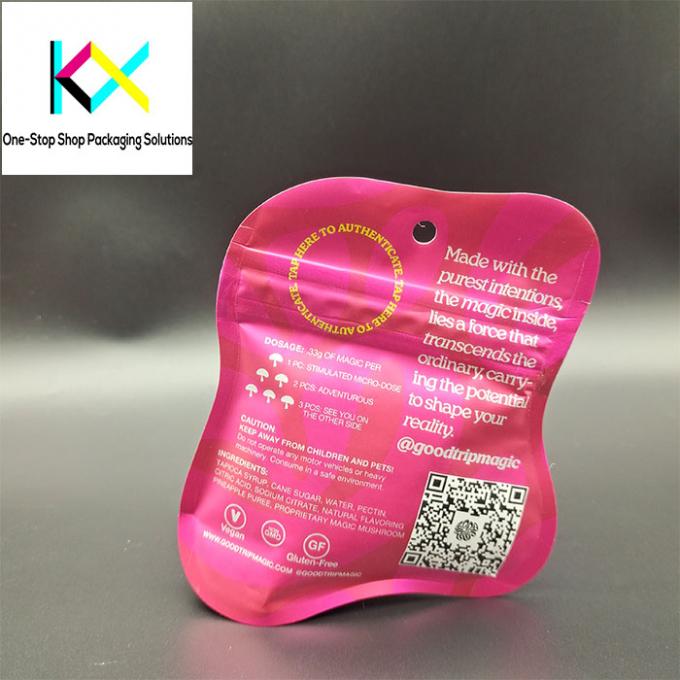 Digital Printing Shaped Pouches for Custom Food Packaging Tear-Notch 5