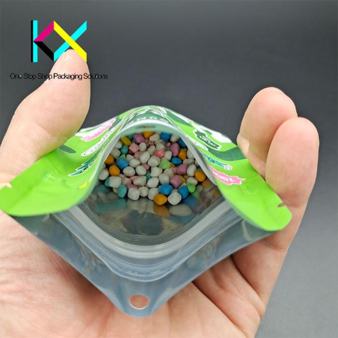 Aluminized Foil Snack Packaging Bags Soft Touch Custom Printed Food Pouches 0