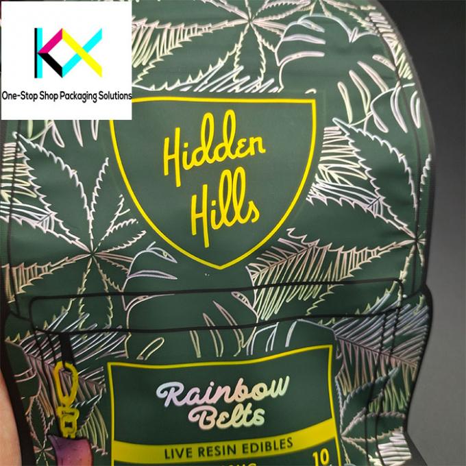 Shaped Pouches for Food Snacks , Custom Food Packaging Bags with Digital Printing 2