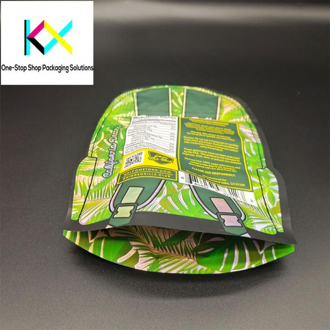 Shaped Pouches for Food Snacks , Custom Food Packaging Bags with Digital Printing 4