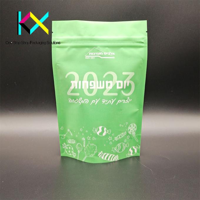 Digital Printing High Barrier Tea Packaging Pouch Zipper Tea Stand Up Pouches 0