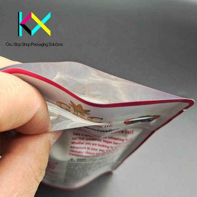 OEM ODM Matte Digital Printed Stand Up Pouches For Supplement Moisture Proof 0