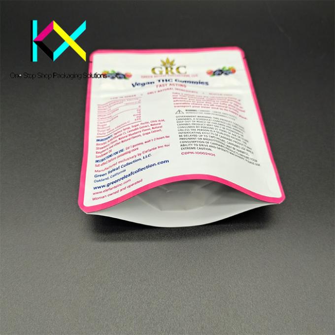 OEM ODM Matte Digital Printed Stand Up Pouches For Supplement Moisture Proof 1