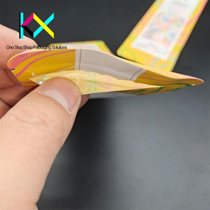 Sustainable Custom Flat Pouch Packaging With Laser Score Matte Surface 2