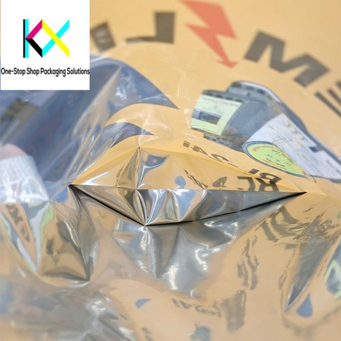 Low MOQ Custom Plastic Pouch Bags With Zipper , Commodity Packaging Pouch with Clear Window 1