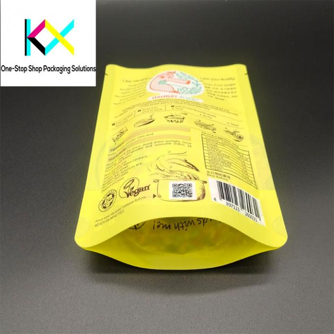 Digital Printed Plastic Pouch Bags Snack Packaging Stand Up Bag With Zipper 0