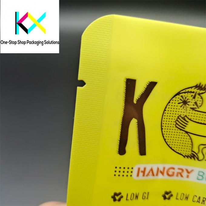 Digital Printed Plastic Pouch Bags Snack Packaging Stand Up Bag With Zipper 2