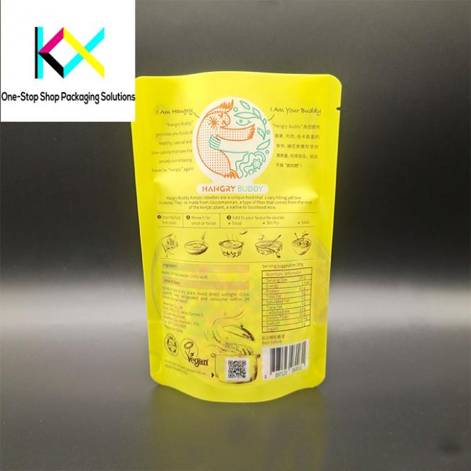 Digital Printed Plastic Pouch Bags Snack Packaging Stand Up Bag With Zipper 4