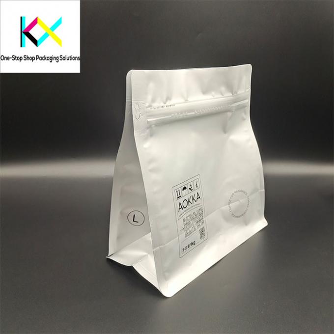 Customized MOPP/AL/PE Stand Up Coffee Pouches with High Barrier and Hot Foil Stamping 1
