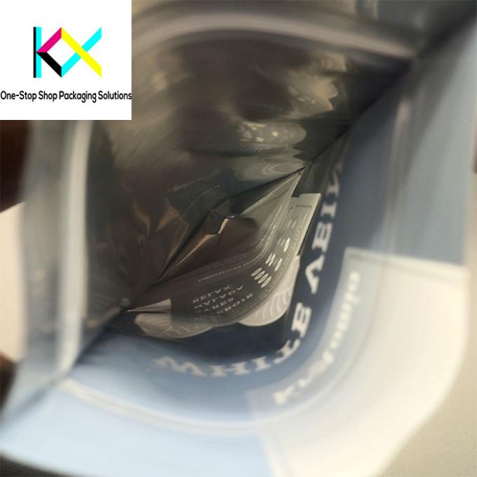Personalized Zipper Food Bags in CMYK White for All Sizes Brands 1