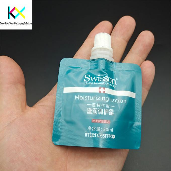Borsa per imballaggio liquido stampata digitalmente Borse per la cura delle mani in plastica 140um 0