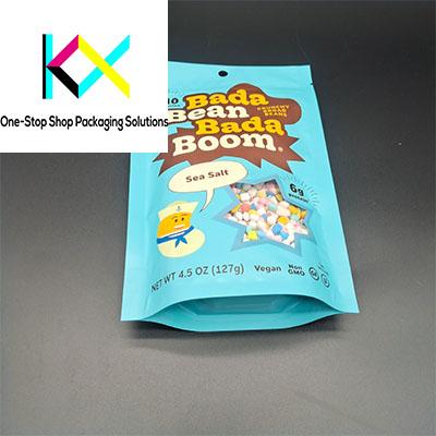 Snack Food Packaging Bags Chips Dry Fruit Stand Up Pouch with Clear Window 2