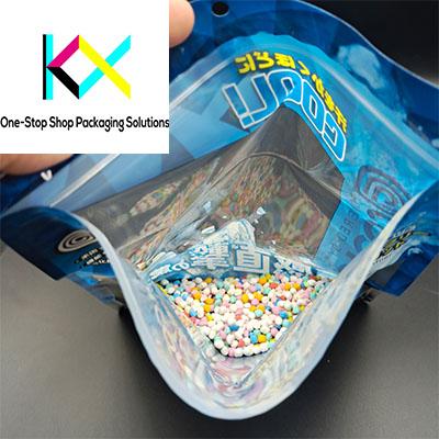 Matte Or Glossy Snack Food Packaging Bags Aluminium Zip Lock Pouch 120um 1