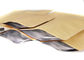Brown Kraft Coffee Bags With Valve , Food Grade Resealable Aluminum Foil Bags