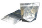 Gravure Printing Zipper Lock Bags Food Grade Clear Window Front Foil Laminated Pouch