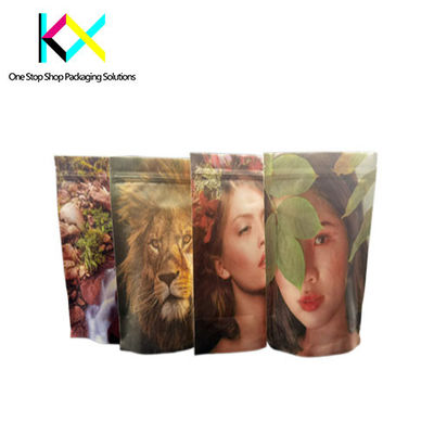 Customization Kraft Paper Packaging Bags CTP Printing Kraft Paper Pouch Packaging