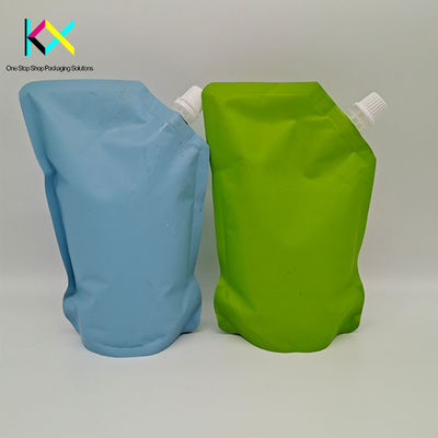 Kantong Kemasan Cairan MOPP/NY/PE yang Dapat Digunakan Kembali Kantong Pengisian Sampo Berwarna-warni