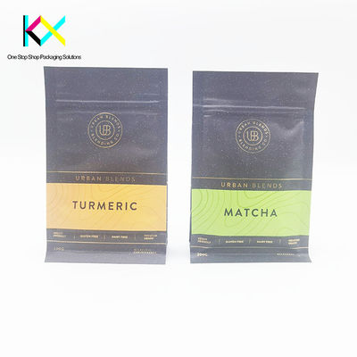 Fashion Customized Protein Pouch Packaging Resealable 200g Flat Bottom Pouch