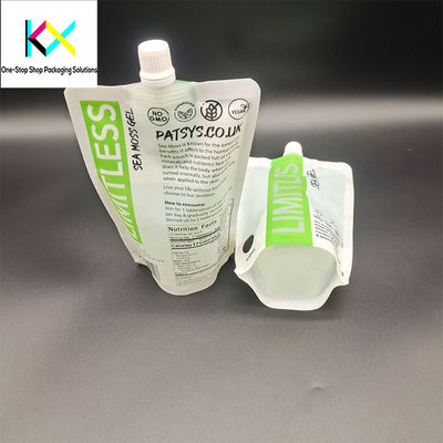 Digital Printing High Barrier Recyclable Spout Pouches With 9.6mm Spout