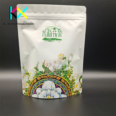 कस्टम मुद्रित चाय पैकेजिंग बैग स्पॉट यूवी प्रौद्योगिकी Moisuture सबूत