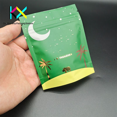 Multiple Design Custom Food Packaging Bags 120um Heat Sealed Foil Lined Sachet