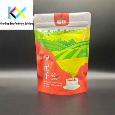 Rotogravure Printing Chinese Medical Products Packaging Clear Stand Up Pouch With Window