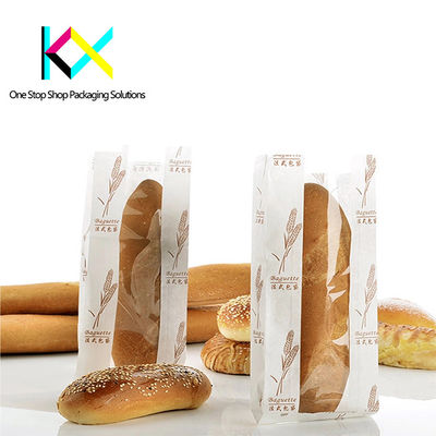 6 Warna 100um Eco Friendly Bakery Bags Untuk Baguette Prancis Panjang