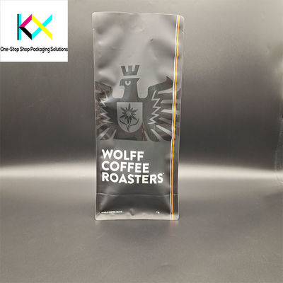 Koffer Commodity Packaging Back Seal Side Gusset Plastic Bags 120um Dikte