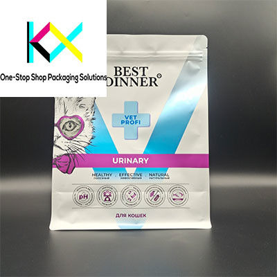 Kantong kemasan yang dapat didaur ulang dengan bagian bawah datar kantong kopi berdiri