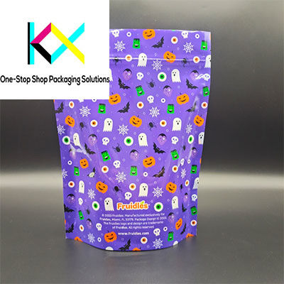 Food Grade Packaging Bag Liquid Stand Up Bag Dengan Jendela Jelas 120um-140um