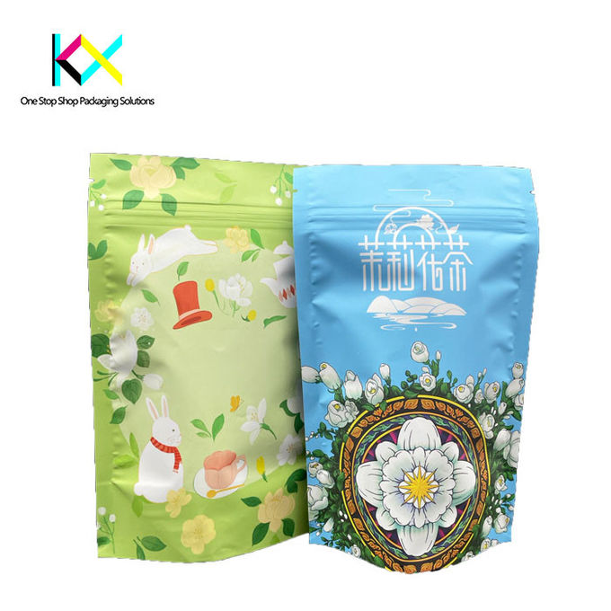 Digital Printing Compostable Coffee Bags High Barrier Stand Up Food Pouches 1