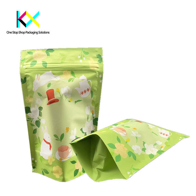 Digital Printing Compostable Coffee Bags High Barrier Stand Up Food Pouches 0