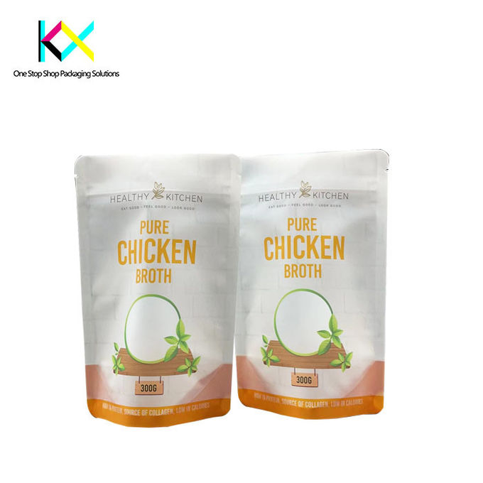 Rotogravure Printed Custom Food Packaging Bags With Window High Barrier 2